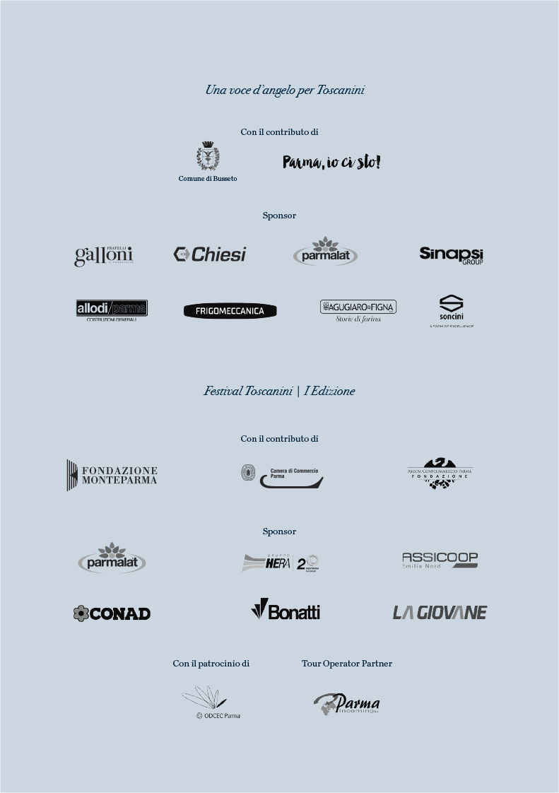 Sponsor evento Una voce d'angelo per Toscanini