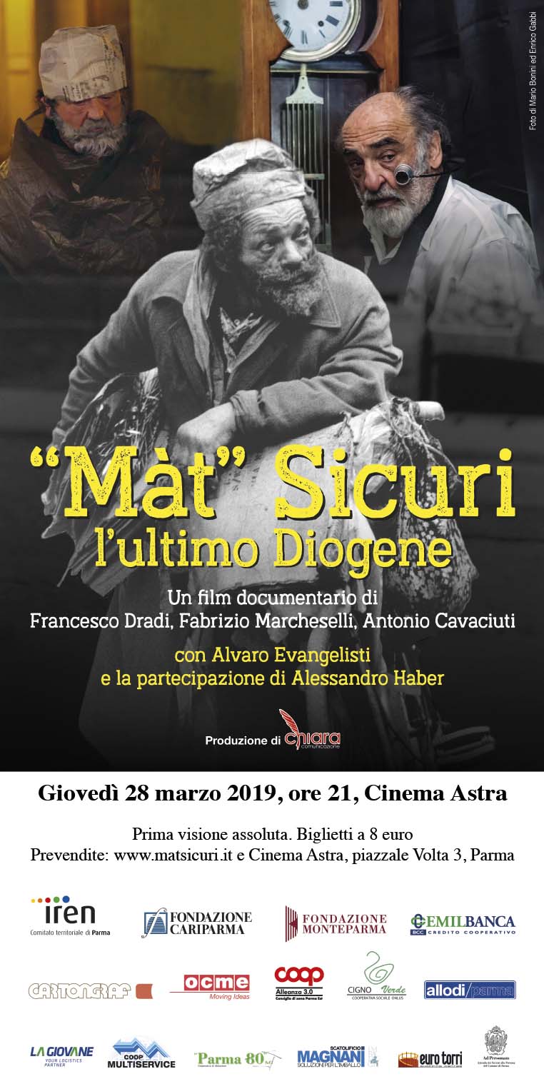 Locandina film documentario Màt Sicuri - L'ultimo Diogene