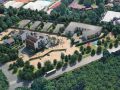 Rendering Cittadella del Benessere a Vigheffio - Parma