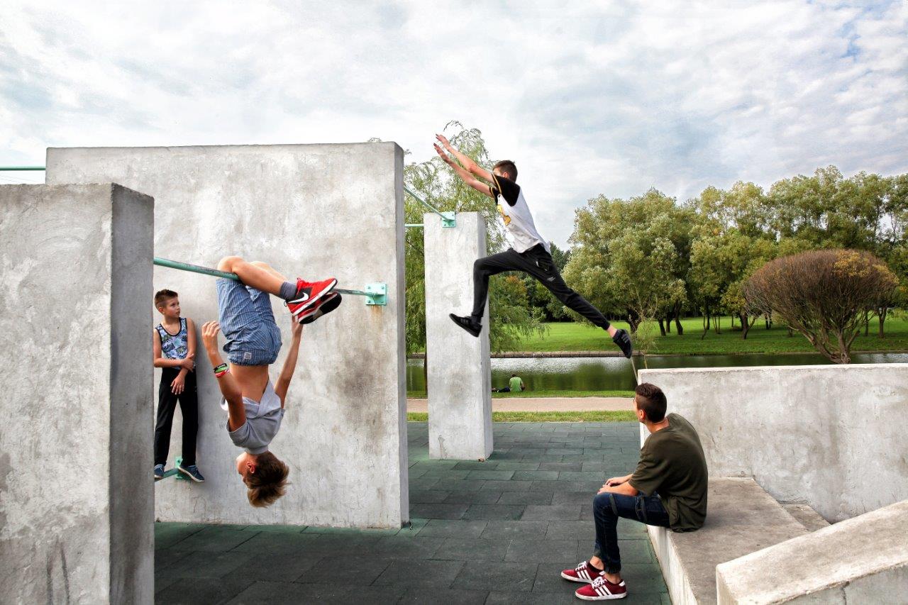 Cittadella del Benessere Allodi Proges Parma parkour 2021