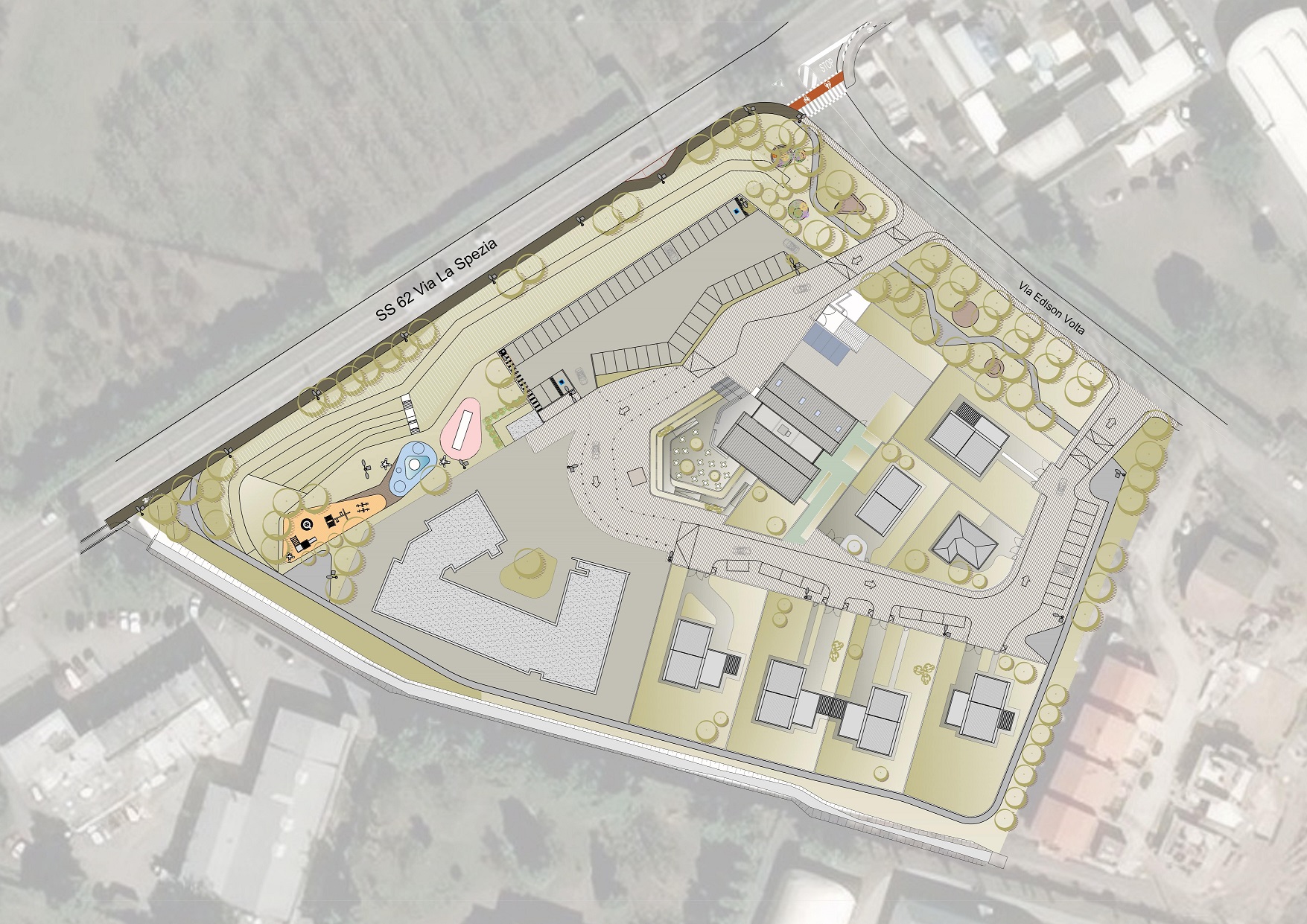 Cittadella del Benessere Allodi Proges Parma planimetria 2021