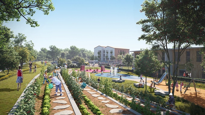 Cittadella del Benessere Allodi Proges Parma render generale 2021