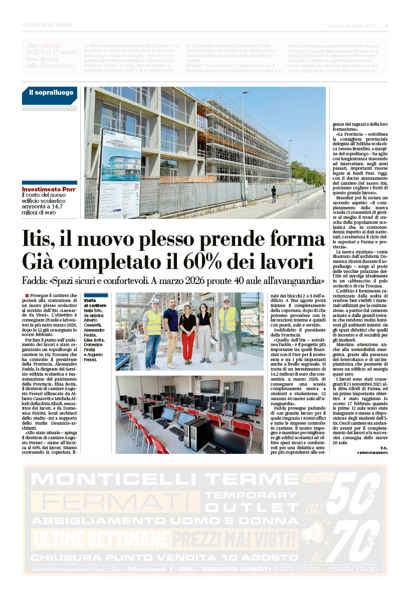 Gazzetta di Parma 24 luglio 2025 - Pagina 9