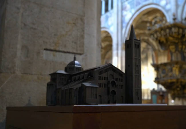 Modellino Duomo di Parma per non vedenti