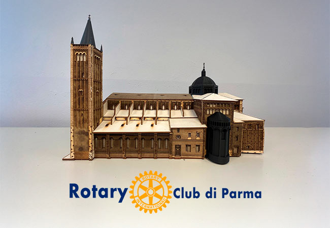 Modellino per ipovedenti del Duomo di Parma